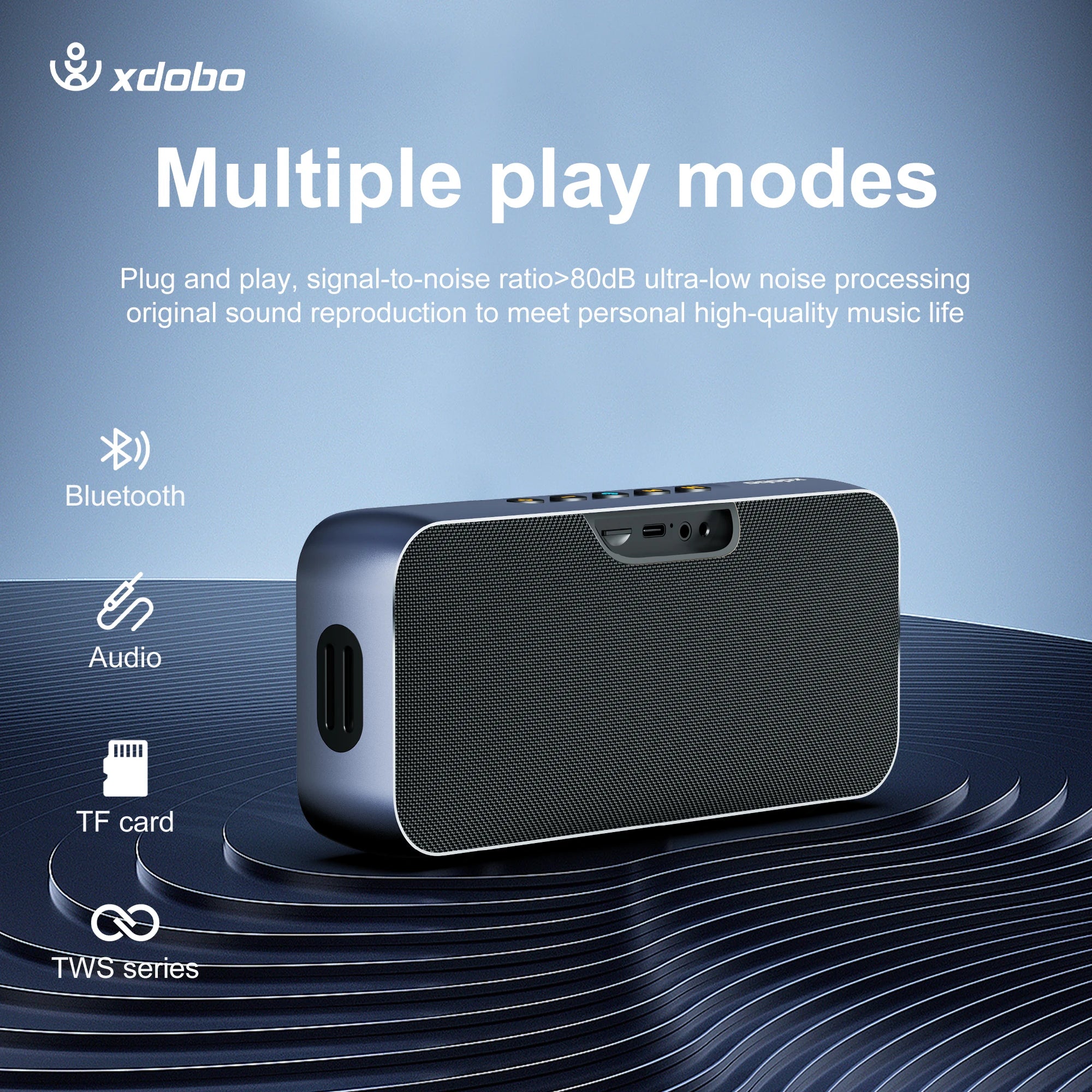 XDOBO LUXE Bluetooth Speaker Wireless 60W Power Subwoofer Deep Bass Zpaxo