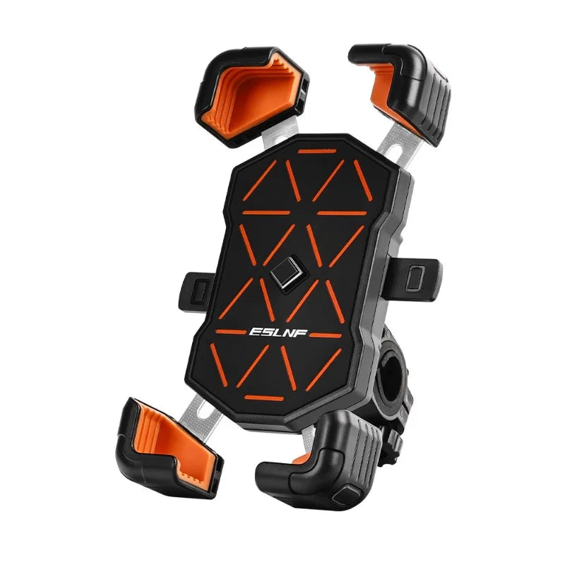 New Bicycle Phone Holder Electric Bike Delivery Navigation Stand Four Claw Anti Shake Mountain Bike Adjustable Phone Holder Zpaxo