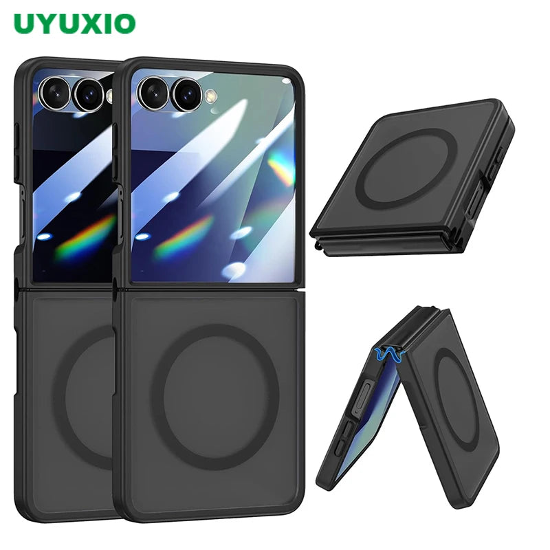 UYUXIO Magnetic Wireless Charging Mobile Phone Case Samsung Galaxy Z