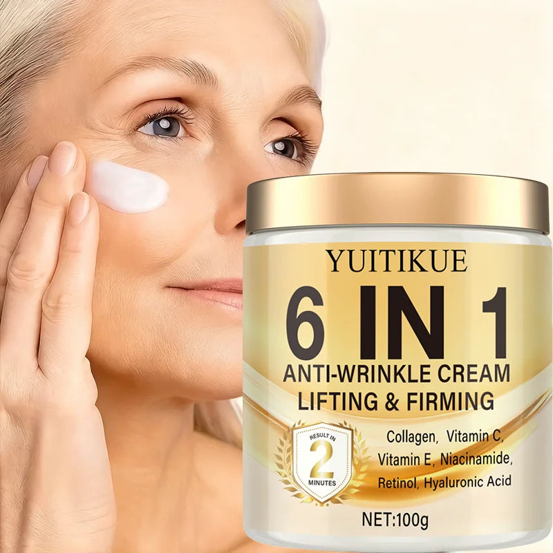 YUITIKUE 2 Min Lift Cream – Retinol & Collagen Anti-Wrinkle Anti-Aging Face Cream Zpaxo