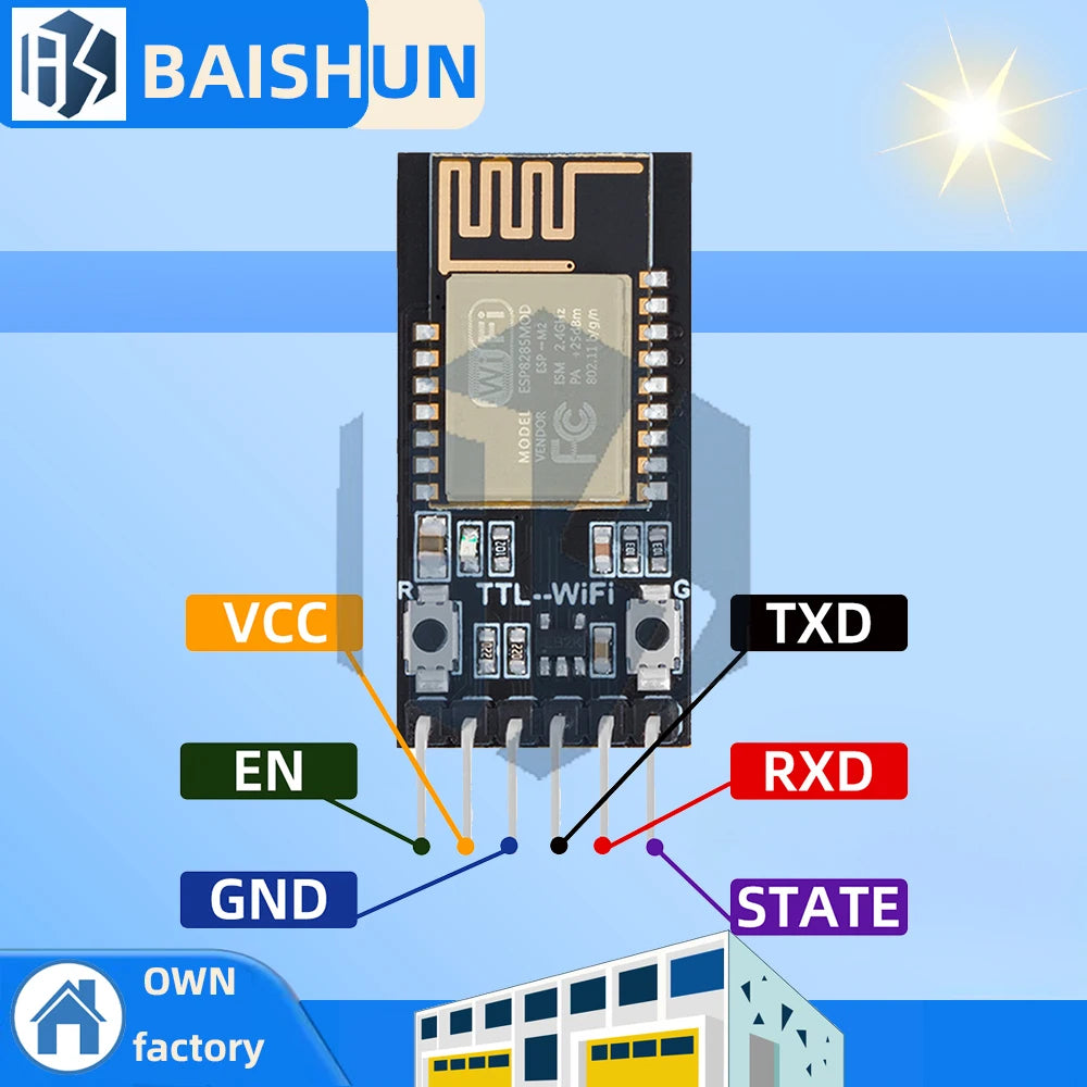 DT-06 Wifi Serial Transparent Bridge TTL UART Wireless Converter Zpaxo Default Title