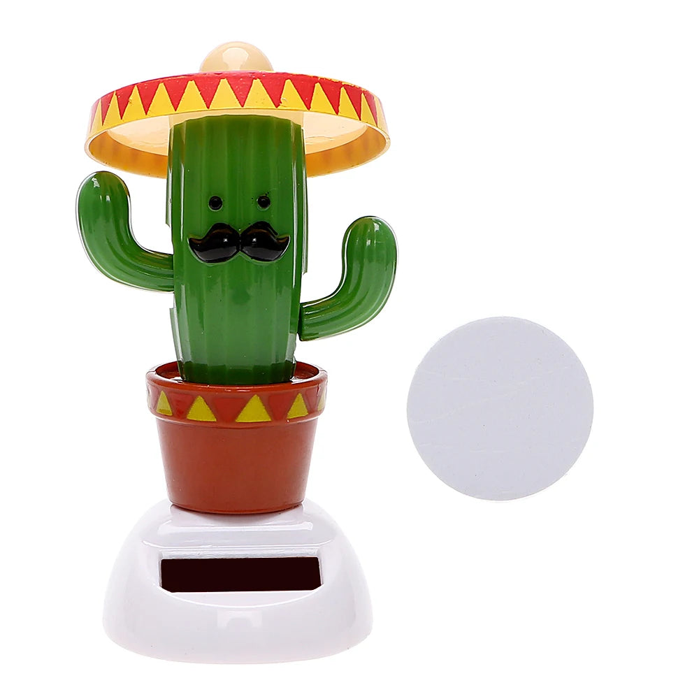 Cartoon Cactus Car Accessories Auto Dashboard Decoration Creative