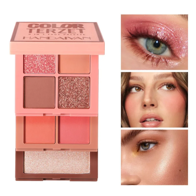 1 Matte Highlighter Blush Palette Eyeshadow Face Cosmetics Makeup