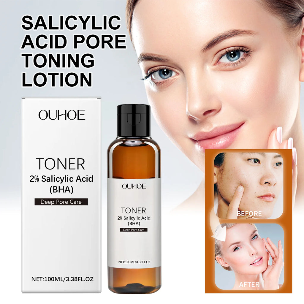 Salicylic Acid Pore Toning Lotion for Oily Clear Skin Exfoliates Gently Unclogs Pores Hydrates Without Drying 100ml Non Drying Zpaxo