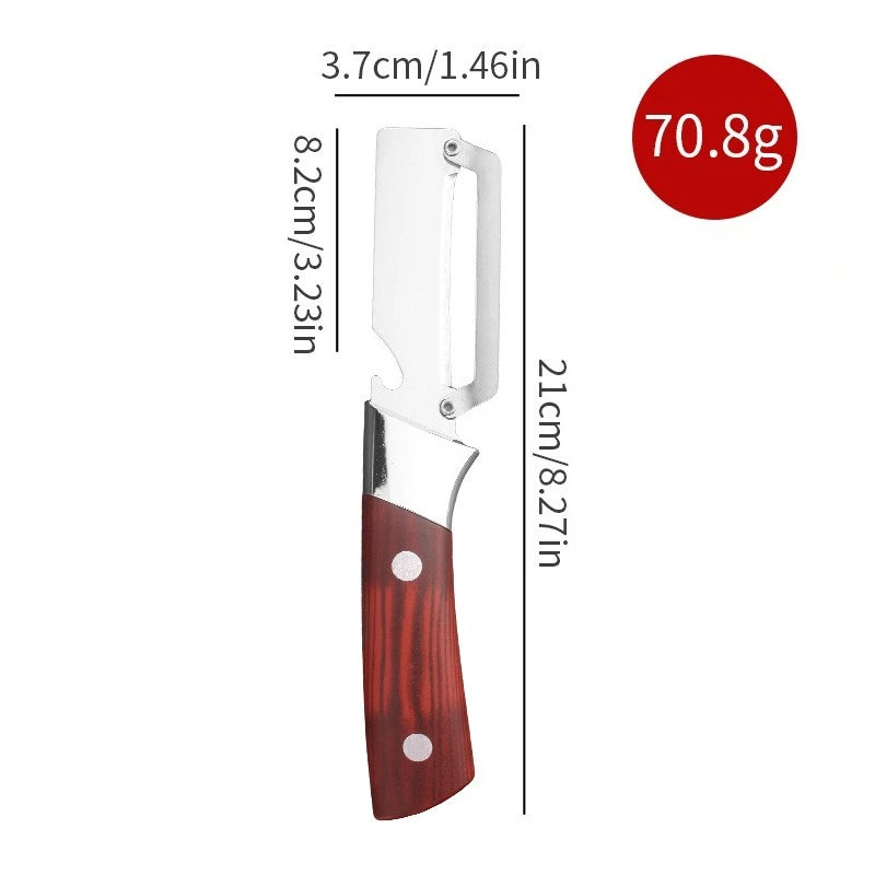 Multifunctional Stainless Steel Vegetable Peeler 2-in-1 Kitchen Tool