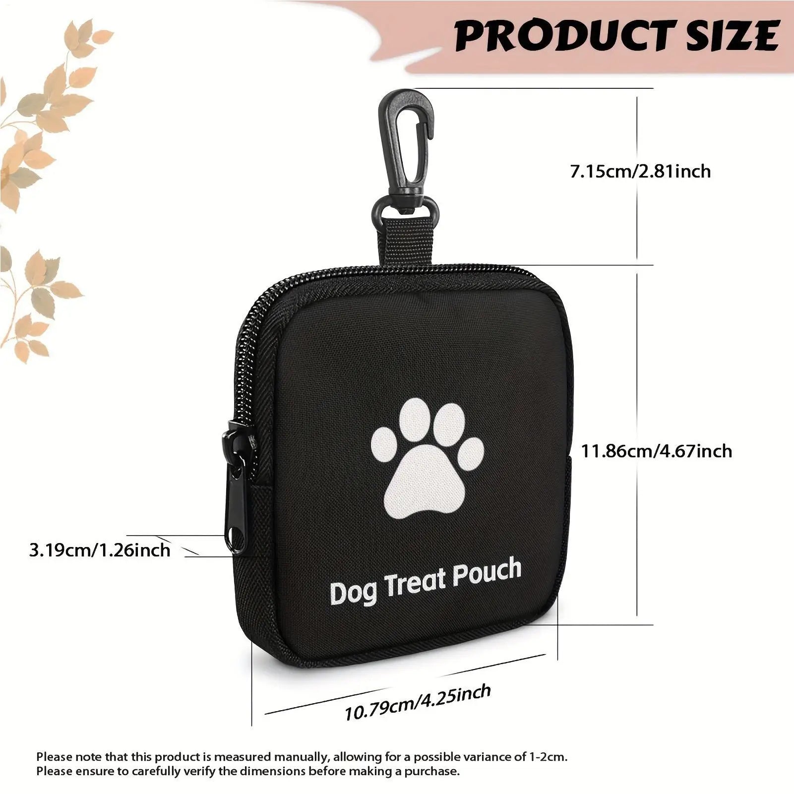 Dog Training Treat Bag Multi-functional pet bag Leakproof Portable Pet treats bag Train Snack Reward Waist Bag Pet supplies Zpaxo