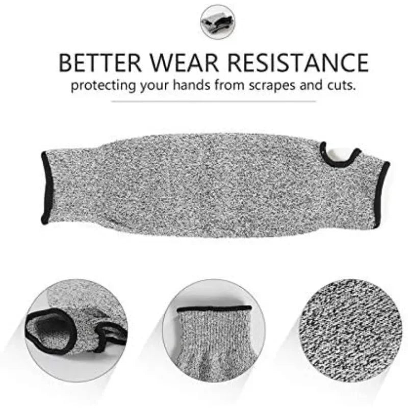 Cut Level 5 HPPE Arm Sleeves – Heat & Cut Resistant Bracers