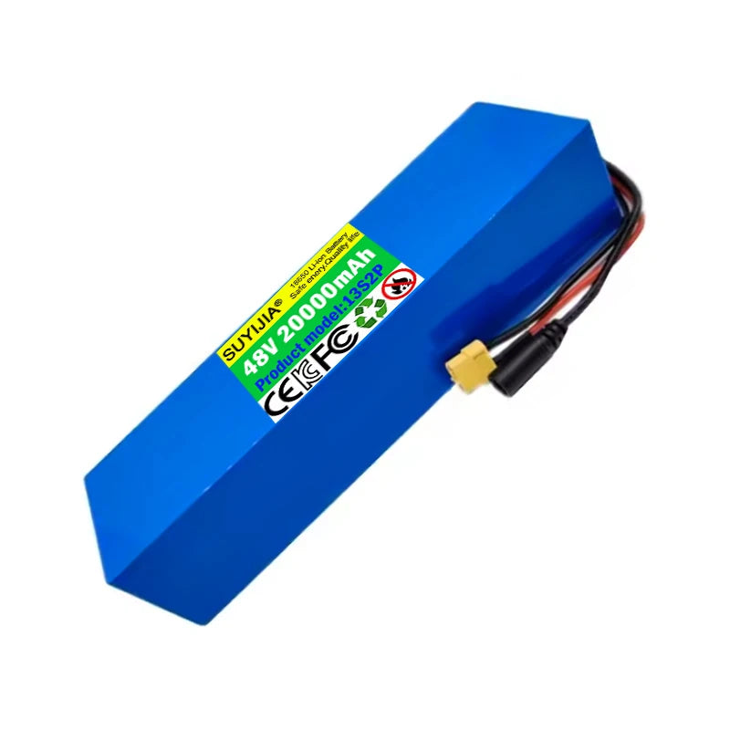 New 13S2P 48V 20000mAh Lithium Battery Pack Suitable for M365 Electric Scooter with Built-In BMS 18650 Battery Upgraded Version Zpaxo