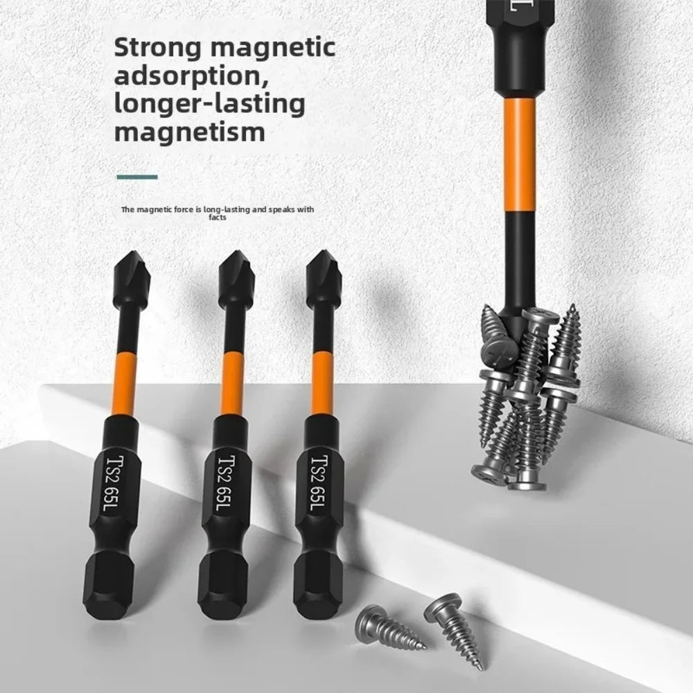 3-Pack Magnetic Phillips Screwdriver Bits – High Torque Non-Slip Screwdriver Bit Set Zpaxo