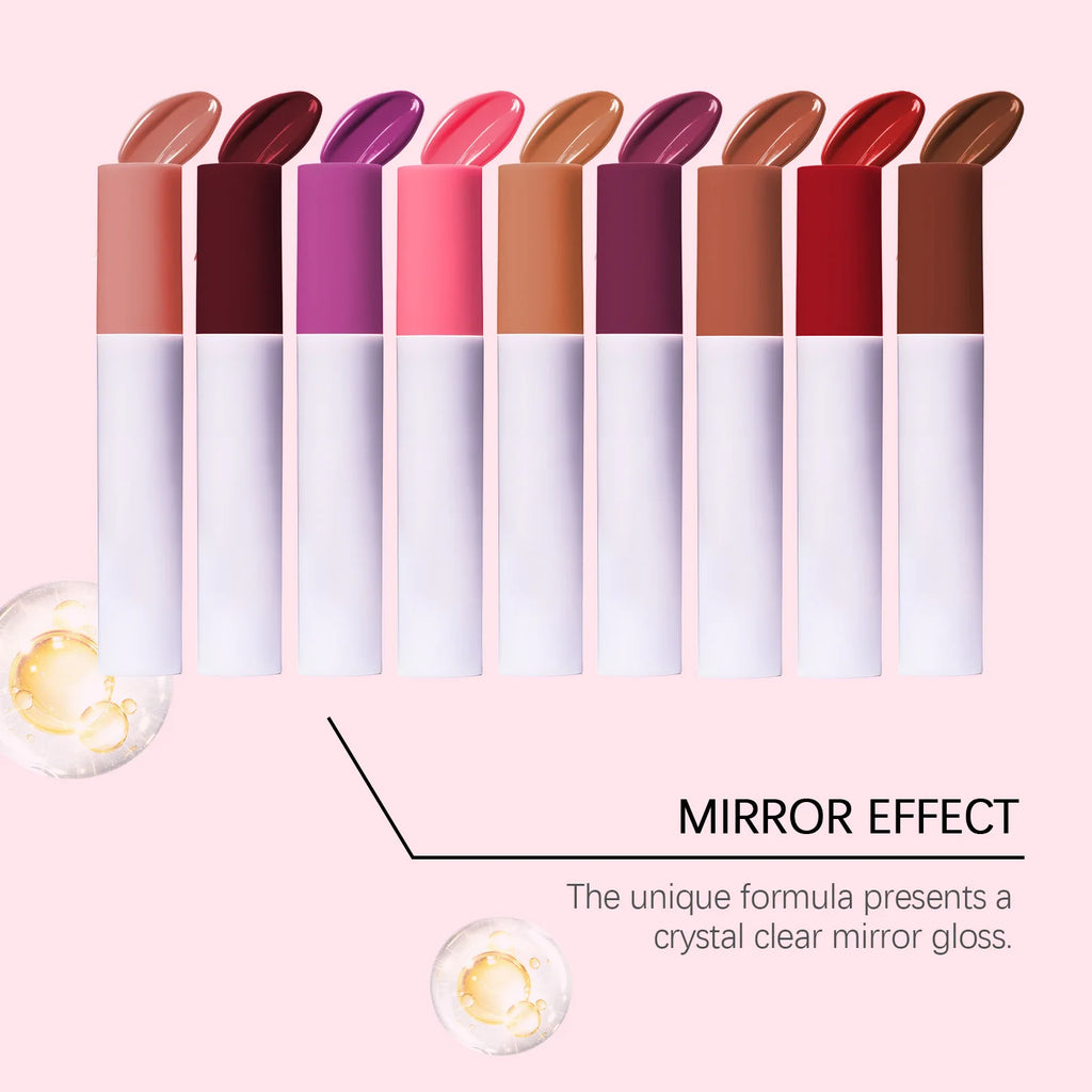 Mirror Gloss Lip Oil – Plump, Hydrate & Shine | 4g Lip Oil Gloss Zpaxo