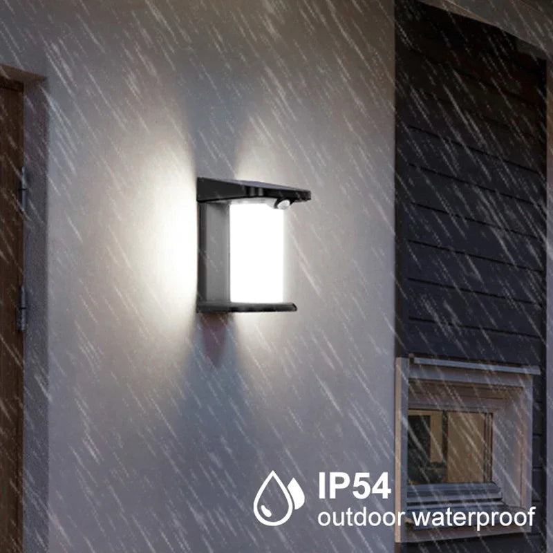 Outdoor Solar LED Lights Motion Sensor Waterproof Auto Off Step Wall Zpaxo