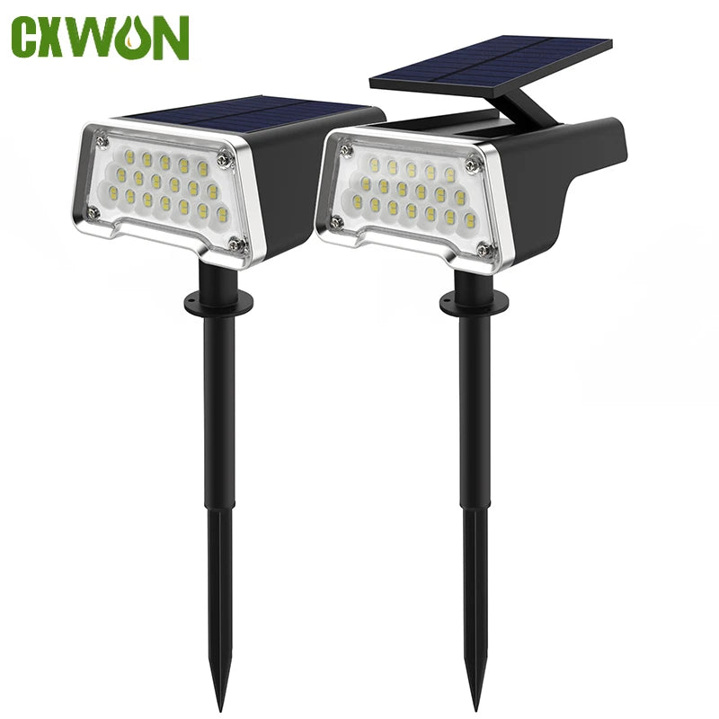Solar Lawn Lamp Outdoor Adjustable LED Wall Lights Sunlight Landscape Zpaxo