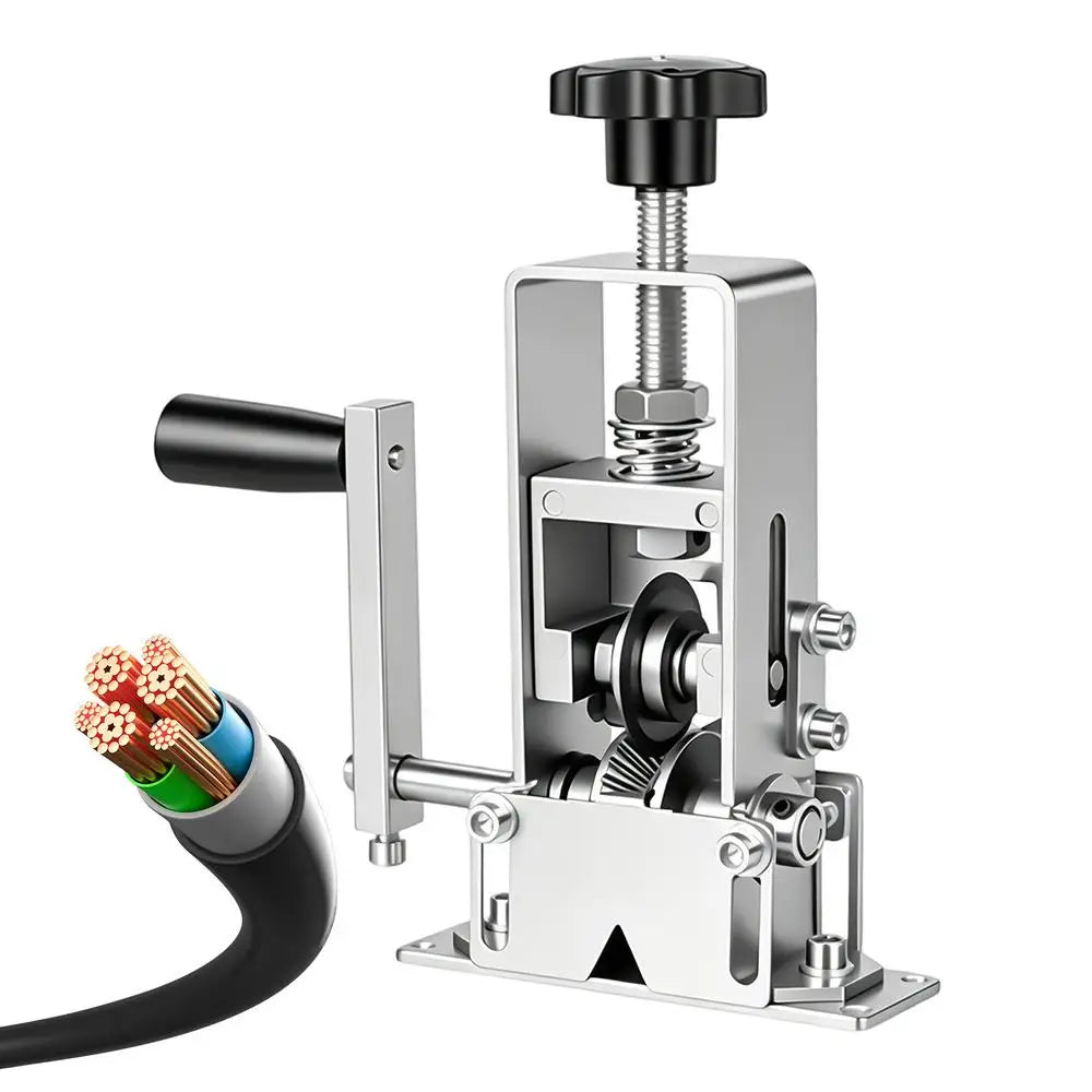 Wire Stripping Machine Manual Adjustable Hand Crank Tool Electrical
