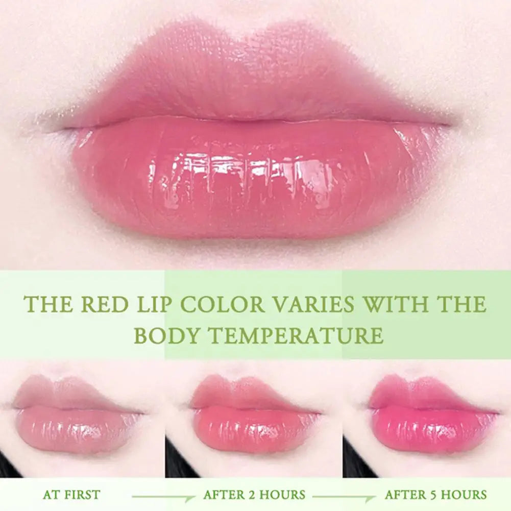 Color Changing Lipstick with Aloe Vera | Green to Pink, 3.5g Color Changing Lipstick Zpaxo