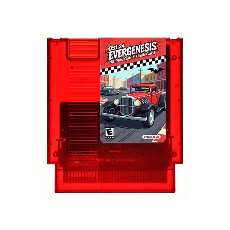 New 1500-in-1Game Card OS V1.24 Flash Card FCN8 Plus Vedio Game Cartridge for FC NES US Game Console Included 4G TF Card Zpaxo N8 Plus-Red-08