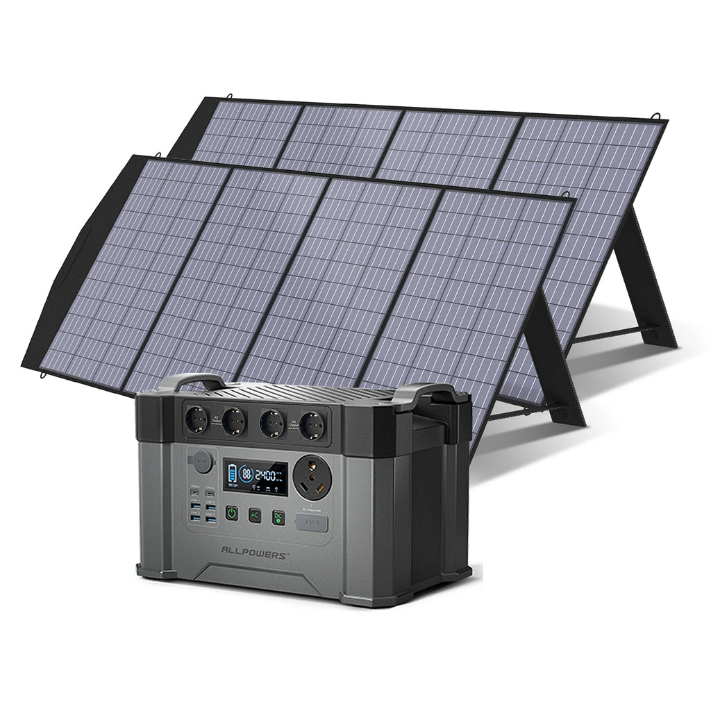 ALLPOWERS Powerstation 2400W Mobile Energy Storage Power Supply 18V Zpaxo 2400W 2X200W Russian Federation