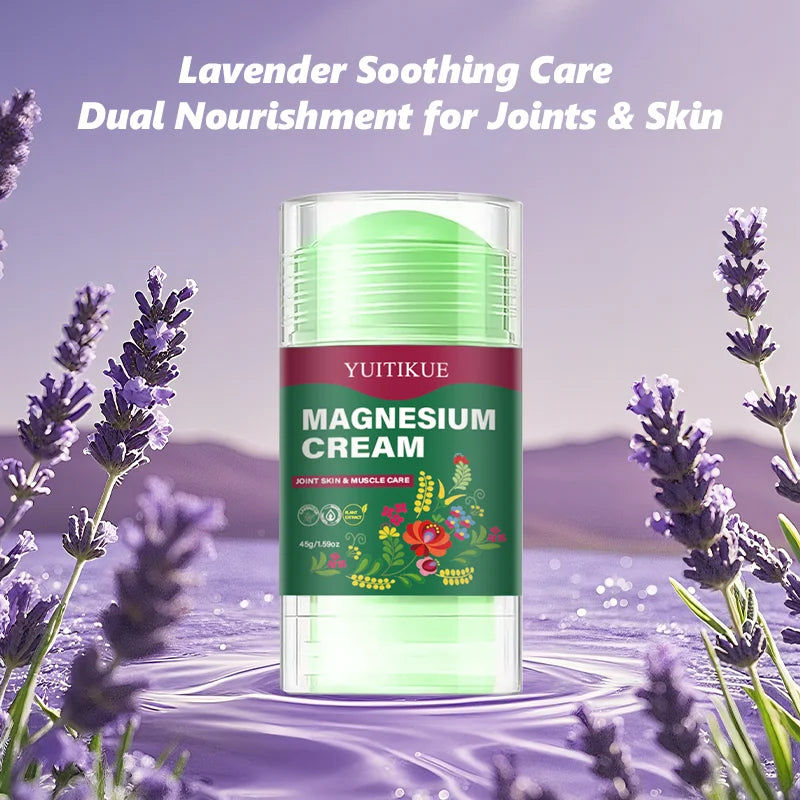 YUITIKUE Magnesium Cream – Soothe Muscles, Joints & Skin (45g) Magnesium Body Cream Zpaxo