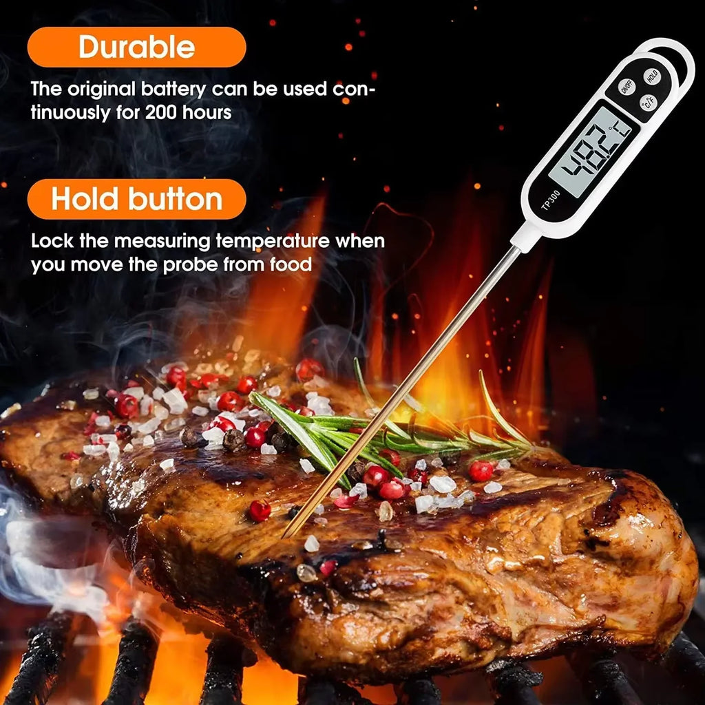 Stainless Steel Probe Type Household Food Thermometer Pen Type Milk Temperature Cooking Food Thermometer Zpaxo