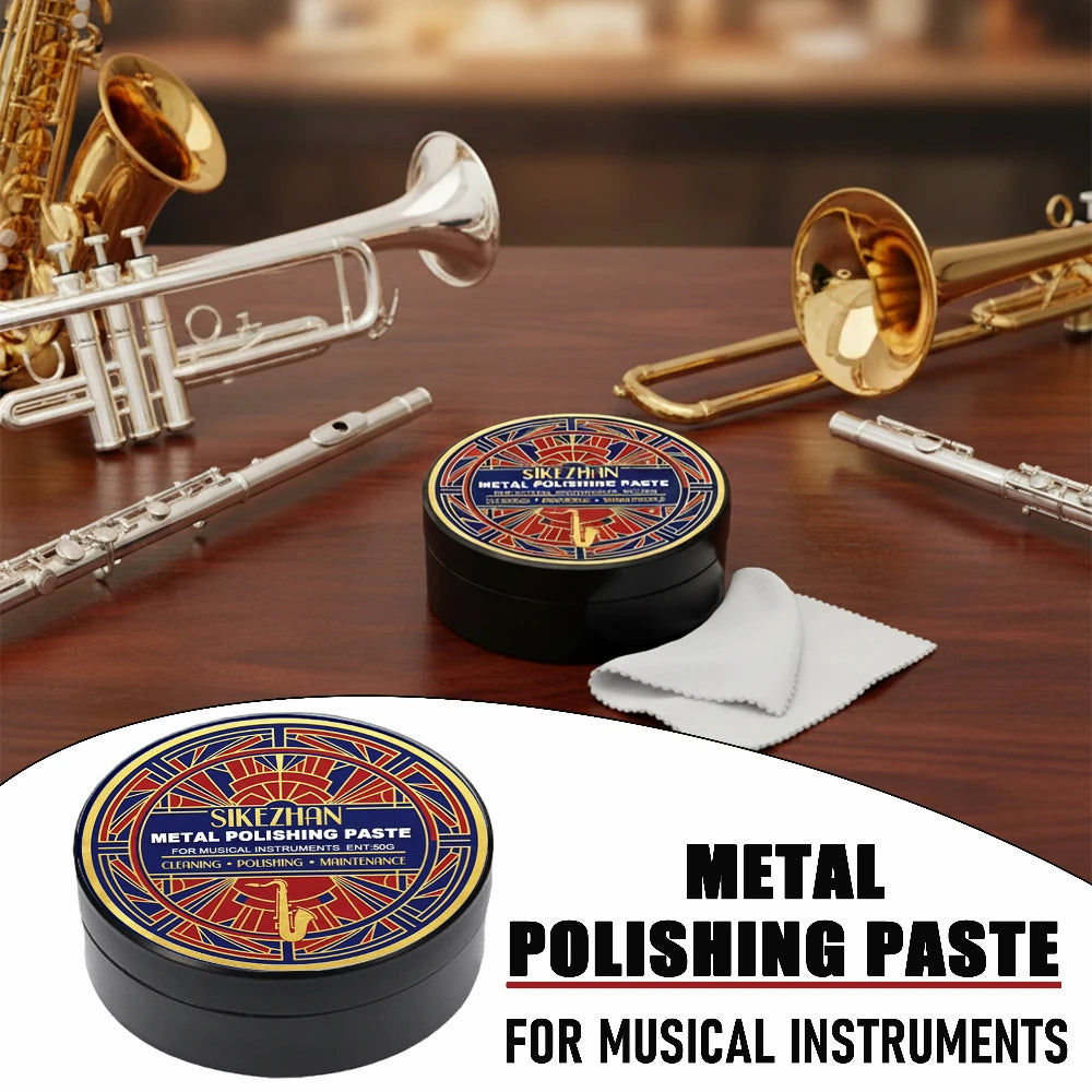 50g Metal Polishing Paste – Brass, Steel & Instrument Polish Metal Polishing Paste Zpaxo