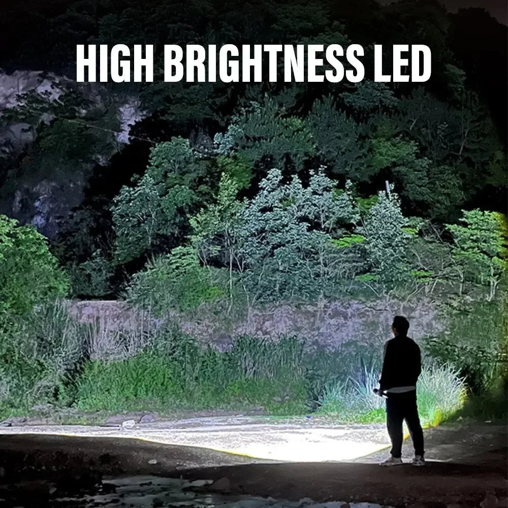 ESMARTER 1000 Lumen Rechargeable LED Camping Flashlight – 3 Modes