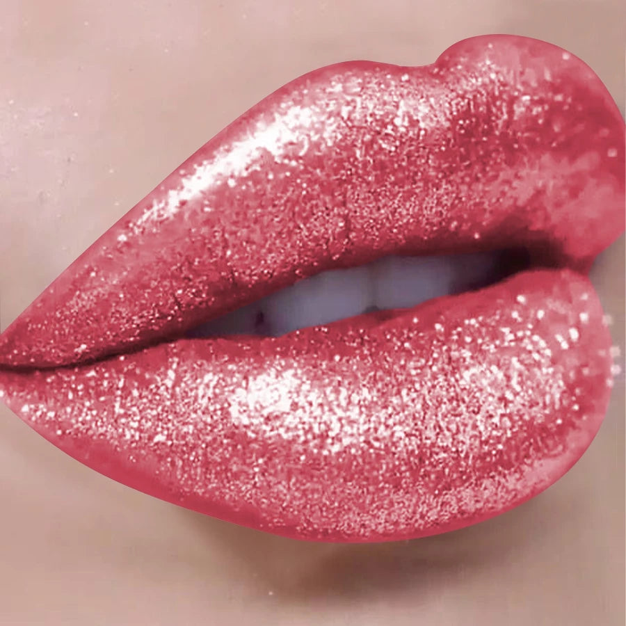 18 Colors Diamonds Glitter Lip Gloss Long Lasting Waterproof Liquid
