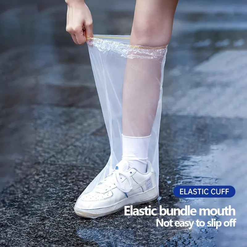 Disposable Rain Boot Covers Durable Slip-resistant Shoe Protectors