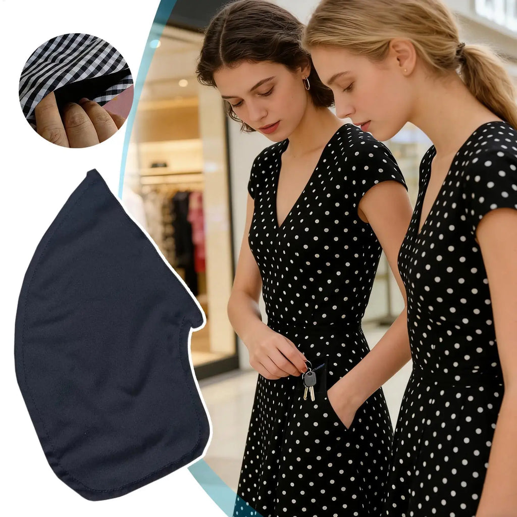 Security Pouch Sew Hidded Pocket Clothing Skirt Pants Travel Safety