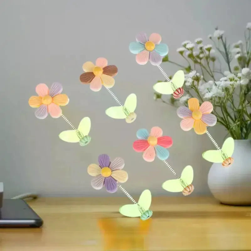 Swing Motion Car Dashboard Chrysanthemum Pendant | Resin Decor