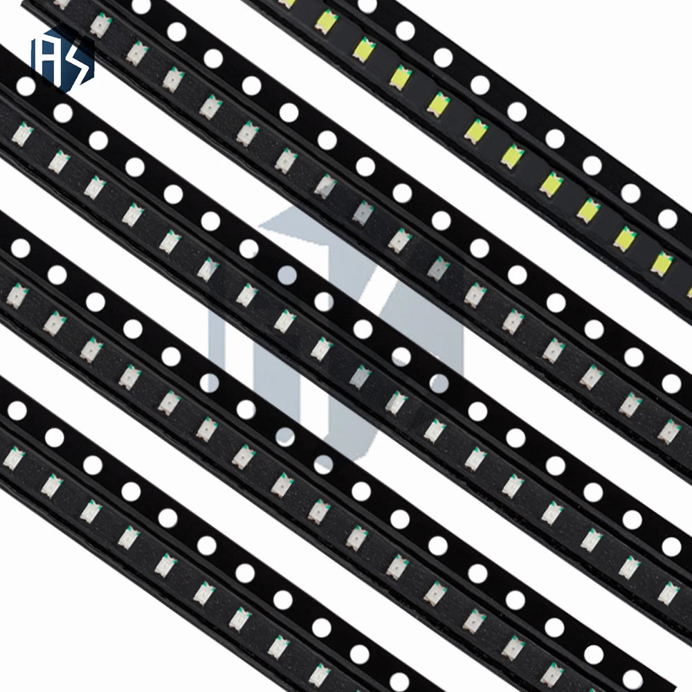 10 20 50 SMD 0805 Ultra-bright LED 5-Color Assortment Red Green Blue Zpaxo