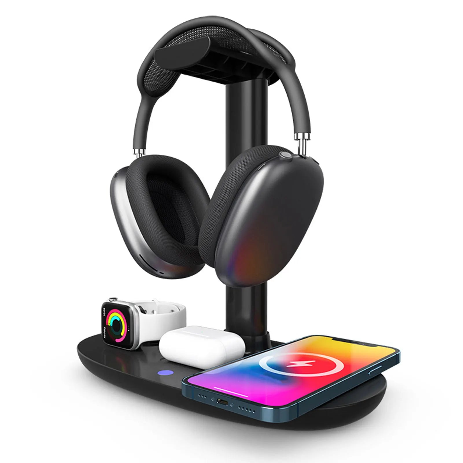 Wireless Charger Headphone Stand QI 15W Fast Charge Detachable