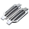 ABS Fake Side Mesh Cover Car Styling Supplies Air Flow Vent Zpaxo silver