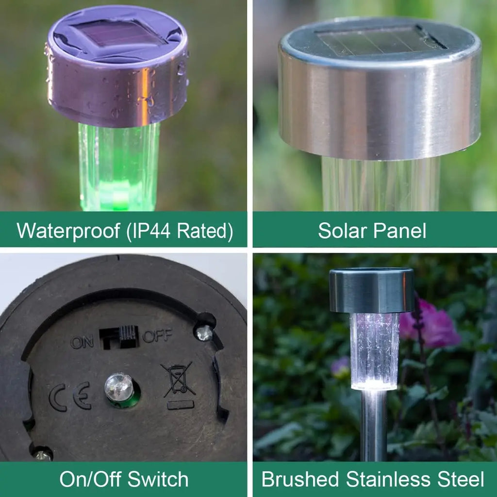 Solar Garden Light Outdoor Powered Lamp Waterproof Landscape Lantern Zpaxo