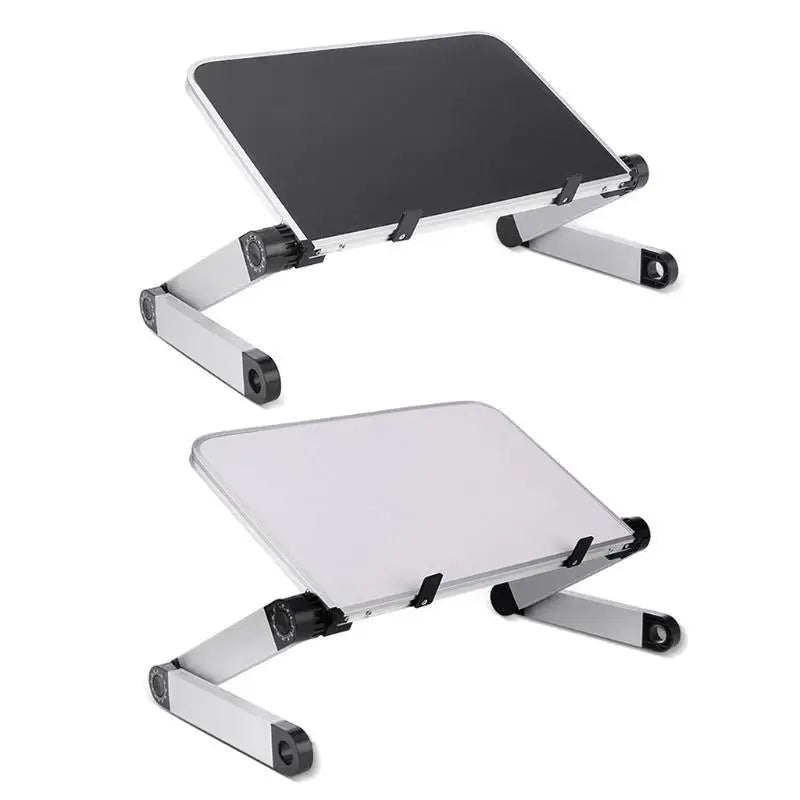 652F Folding Laptop Desk Aluminum Standing Riser Macbooks Pad Zpaxo