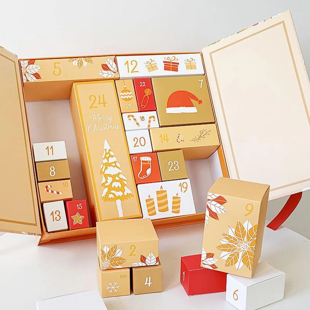 2025 Empty Advent Calendar Box 24 Days DIY Christmas Countdown