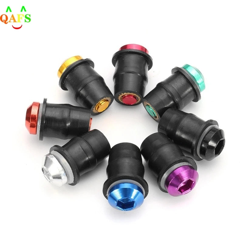 Aluminum Motorcycle M5 X CNC Windscreen Windshield Screw Bolts Nuts