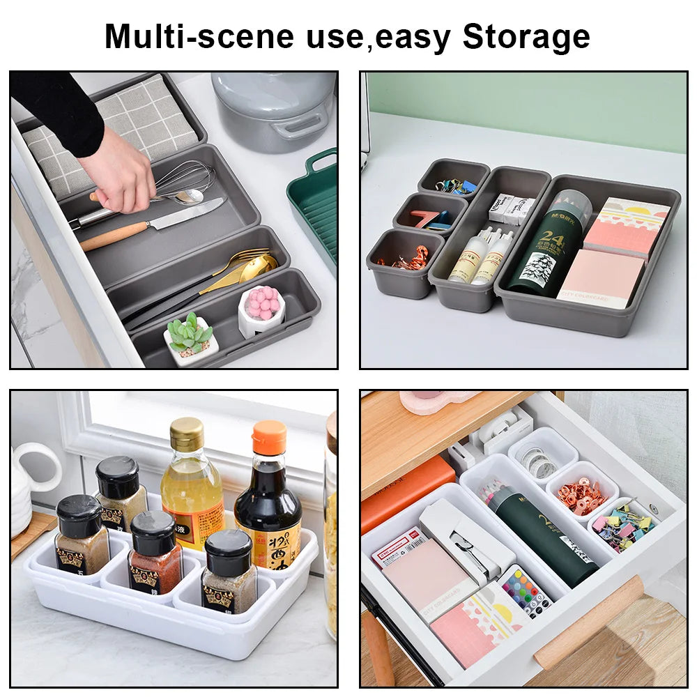 Make Up Organizer Box Storage Drawer Closet Cover Kitchen Bathroom