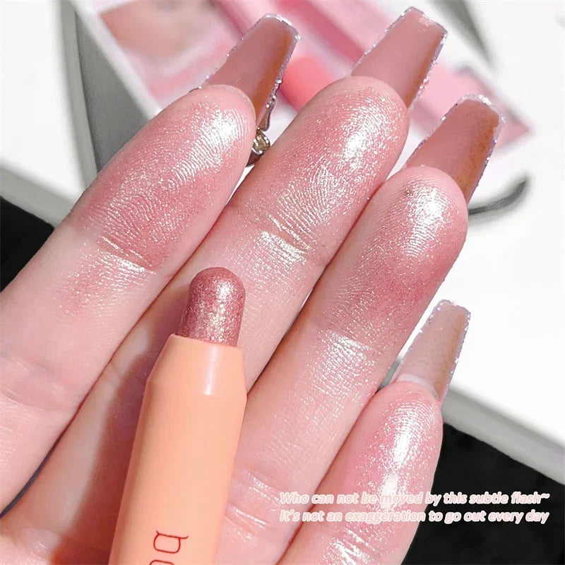 Pearlescent Eyeshadow Stick Pencil Glitter Waterproof Shimmer