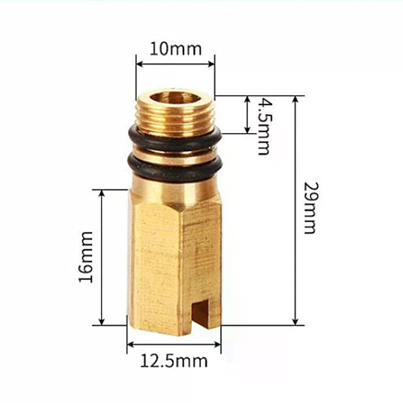 1 Faucet Inlet Plug M10 Cold Water Kitchen Fixture Flexible Pipe End Zpaxo