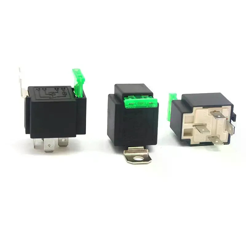 24V 30A Car Relay 4/5 Pin SPST Pre-Wired Socket with Fuse