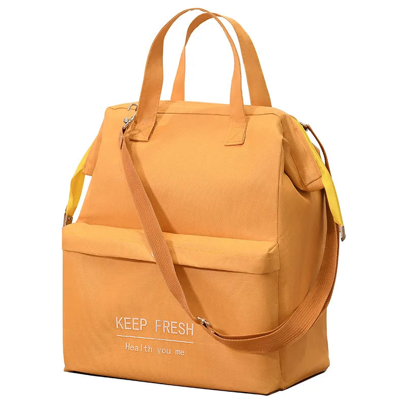 Insulated bag with thick aluminum foil for office workers lunch box for moms large capacity portable lunch box bag Zpaxo