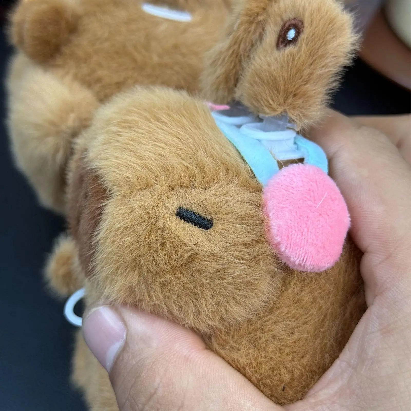 Purse Charm Cute Compact Capybara Keyring Plush Capybara Keyring Backpack Pendant For Men Women Boys Girls Youth Teens Husband Zpaxo