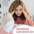 White Seal Toy Simulation Soft Fidget Sensory Toys 8cm Funny Animal Plushies Colorful Animal Balls For Home Studio School Zpaxo China Mainland