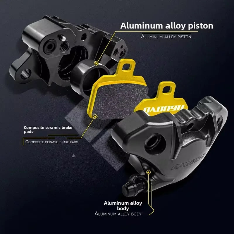 BABOSU FS-1 2-Piston CNC Brake Caliper for Electric Scooter