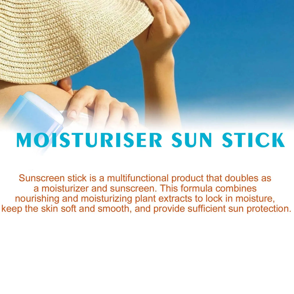 Jaysuing SPF50 Body Sunscreen Stick – UV & Antioxidant Protection Body Sunscreen Stick Zpaxo