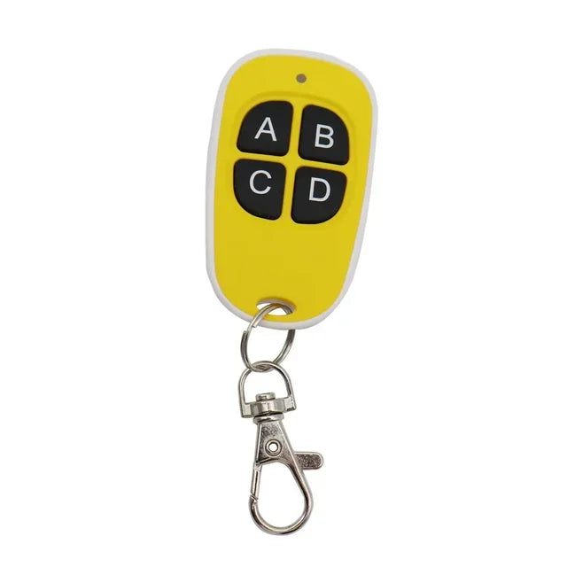 1PC Remote Control 433mhz Car Key Garage Door Gate Opener Controller Duplicator Clone Cloning Code Zpaxo YELLOW