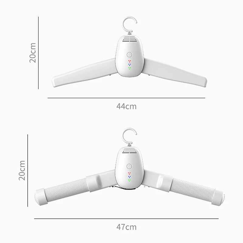 220V Clothes Dryer Shoe Dryer Electric Drying Rack Hang Dryer Machine Portable Travel Warm Air Dryer Household Zpaxo