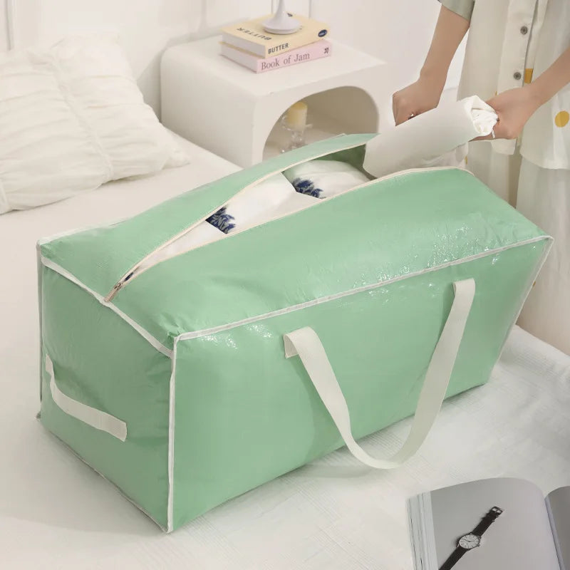 Hot Moving Packing Bags, Dustproof and Moisture-proof Quilt Bags, Large Clothes Storage Bags, Large-capacity Quilt Storage Bag Zpaxo