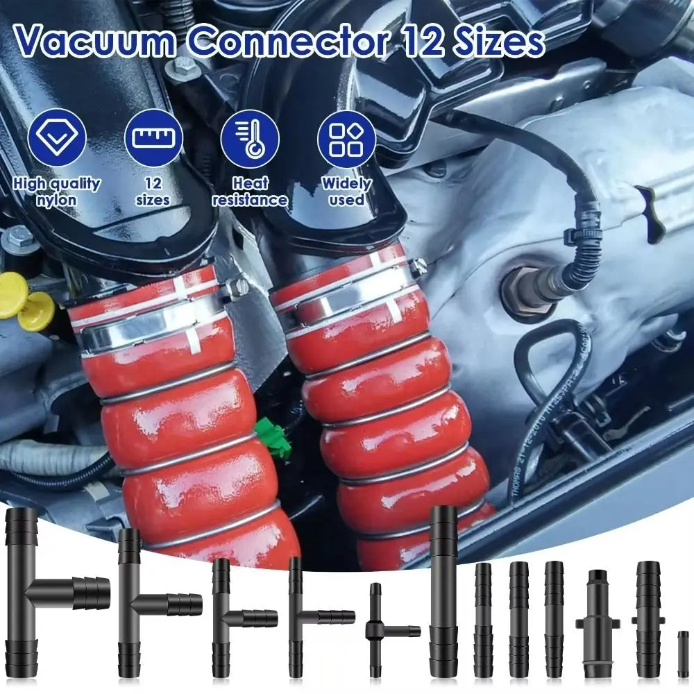 Tee Connectors Quick Connect Fittings Straight Connectors Buckle Combination Water Spray Pipe Connectors 113PCS Set Durable Zpaxo