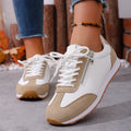 Spring Autumn Women Anti Slip Wear-resistant Zipper Embellishment Zpaxo Khaki 39