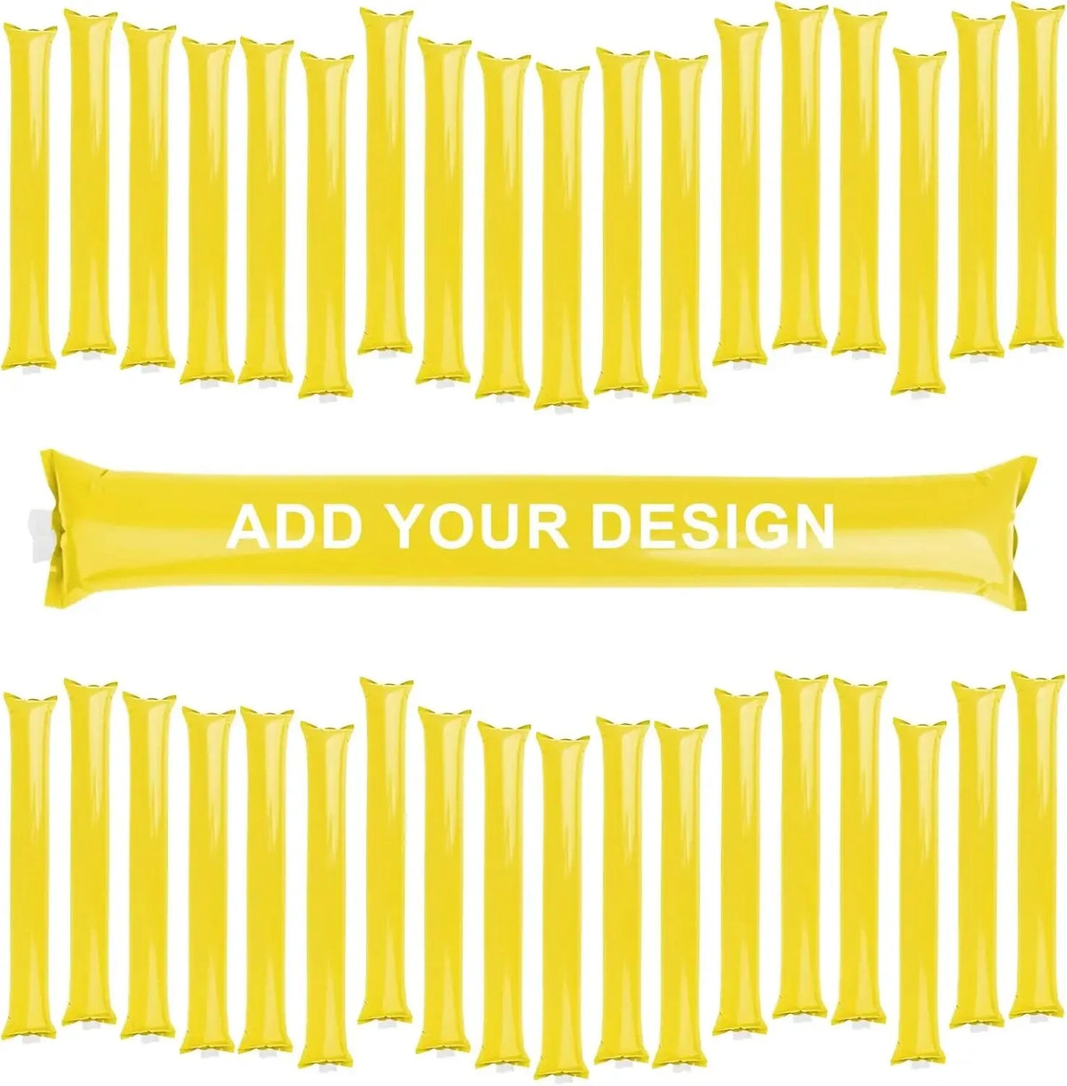 Custom Boom Sticks Balloons Stick Thunder Party Noise Maker Zpaxo yellow customize 50 pcs